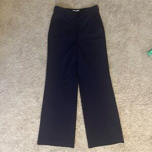 NWT & Other Stories Navy Blue Wide Leg Pants | 4